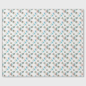 Papier Cadeau Poulets Amateurs De Poules De Pays (Plat)