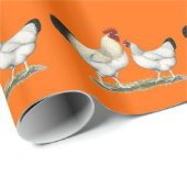 Papier Cadeau Poulets de la rivière Indian (Coin rond)
