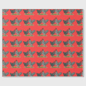 Papier Cadeau Poulets de Maline (Plat)