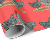 Papier Cadeau Poulets de Maline (Coin rond)