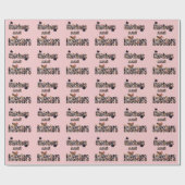 Papier Cadeau Poulets Et Coqs, (Plat)