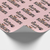 Papier Cadeau Poulets Et Coqs, (Coin)