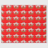 Papier Cadeau Poulets Ixworth (Plat)