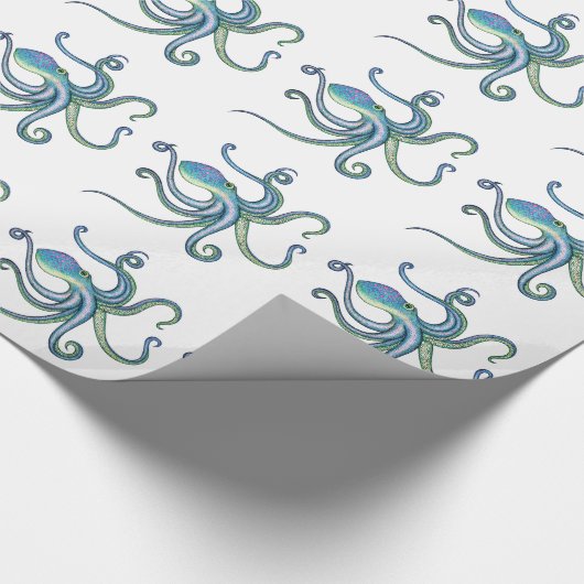 Papier Cadeau Poulpe (Coin)