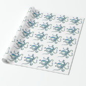 Papier Cadeau Poulpe (Déroulé)