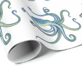 Papier Cadeau Poulpe (Coin rond)