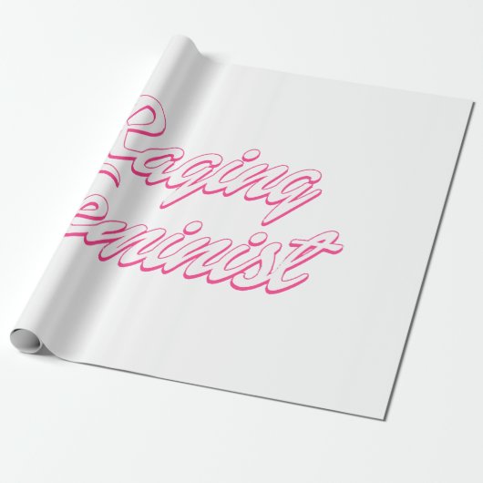 Papier Cadeau Poupée Féministe Déchaînée (Déroulé)