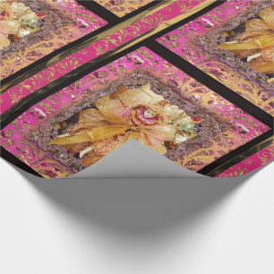 Papier Cadeau Poupée magique et Noël victorien d'arc