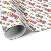 Papier Cadeau poupées russes (Coin rond)