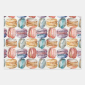 Papier Cadeau pour Amoureux des Macarons (Devant)
