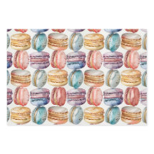 Papier Cadeau pour Amoureux des Macarons