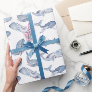 Papier cadeau pour baleine à bosse