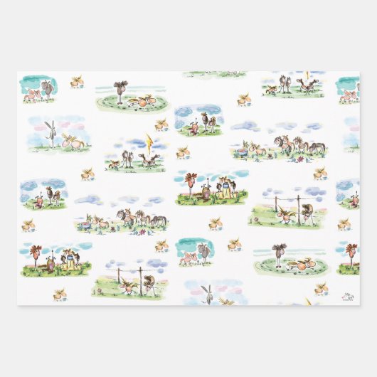 Papier cadeau pour chevaux (Devant 2)