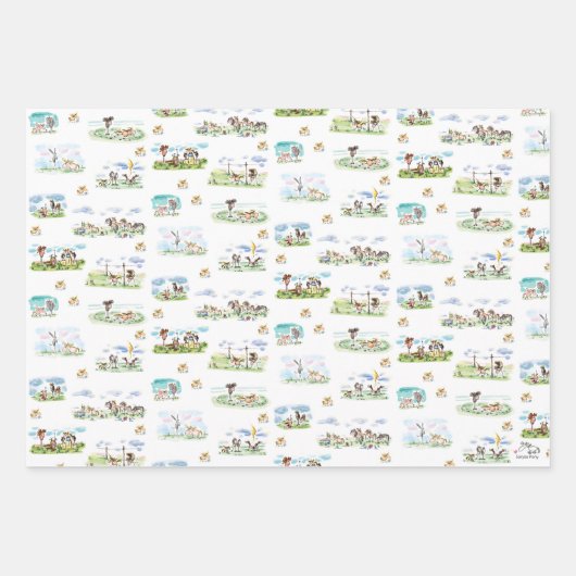 Papier cadeau pour chevaux (Devant)