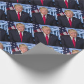 Papier Cadeau Pour des fans du Président Donald Trump (Coin)