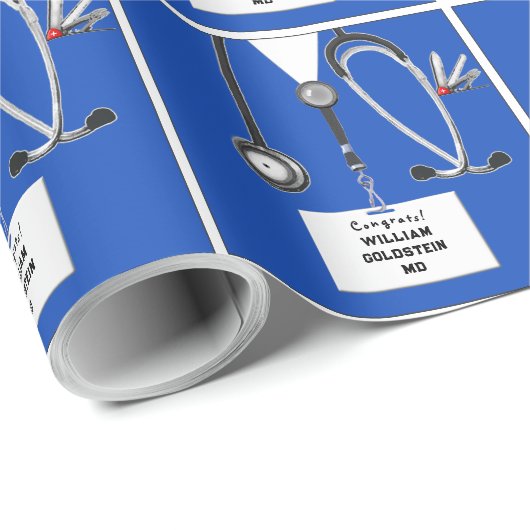 Papier Cadeau pour Docteur (Coin rond)