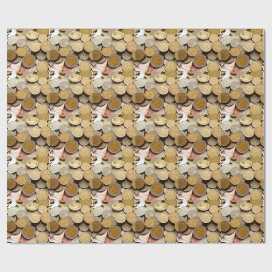 Papier Cadeau Pour l'amour de l'argent (Plat)