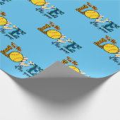 Papier Cadeau Pour L'Amour Du Jeu Softball Maman Leopard (Coin)