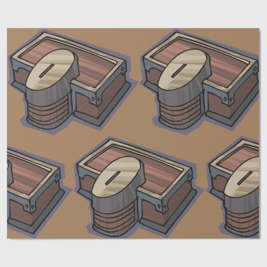 Papier Cadeau Pour le papier d'enrobage de boîte Alms (Plat)