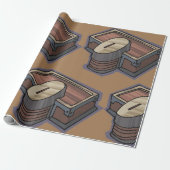 Papier Cadeau Pour le papier d'enrobage de boîte Alms (Déroulé)