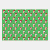 Papier cadeau pour le Père Noël, Tête de Père Noël (Devant 2)