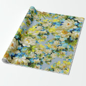 Papier cadeau pour le souffle de bébé et (Déroulé)