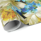 Papier cadeau pour le souffle de bébé et (Coin rond)