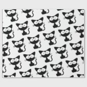 Papier Cadeau Pour les Amoureux des animaux : Cute Black Cat/Kit (Plat)