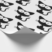 Papier Cadeau Pour les Amoureux des animaux : Cute Black Cat/Kit (Coin)
