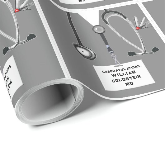 Papier cadeau pour les études Médicales (Coin rond)