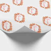 Papier Cadeau Pour vous les orchidées (Coin)