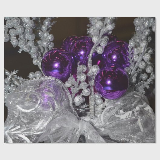 Papier Cadeau Pourpre (Plat)