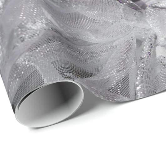 Papier Cadeau Pourpre (Coin rond)