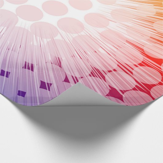 Papier Cadeau Pourpre d'art de bruit de superhéros (Coin)