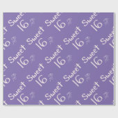 Papier Cadeau Pourpre du bonbon 16 (Plat)