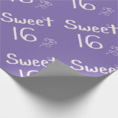 Papier Cadeau Pourpre du bonbon 16 (Coin)