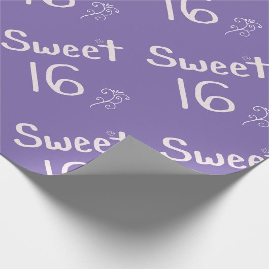 Papier Cadeau Pourpre du bonbon 16 (Coin)