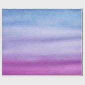 Papier Cadeau Pourpre fait sur commande d'aquarelle (Plat)