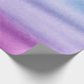 Papier Cadeau Pourpre fait sur commande d'aquarelle (Coin)