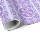 Papier Cadeau Pourpre W1 (Coin rond)