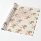 Papier Cadeau Poussette pour bébé mignon (Déroulé)