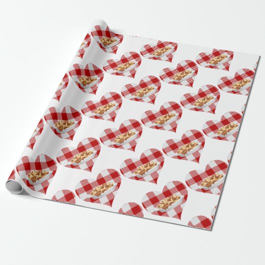 Papier Cadeau poutine (Déroulé)