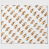Papier Cadeau poutine (Plat)
