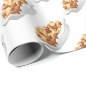 Papier Cadeau poutine (Coin rond)