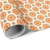 Papier Cadeau PP 575 Fleurs 2 sur 3 (Coin rond)
