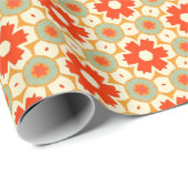 Papier Cadeau PP 577 Fleurs 1 sur 3 (Coin rond)