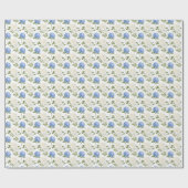 Papier Cadeau Prairie de rose chic (Plat)