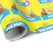 Papier Cadeau Prairie Dog Birthday Party (Coin rond)