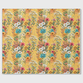 Papier Cadeau Prairie du coucher de soleil (Plat)