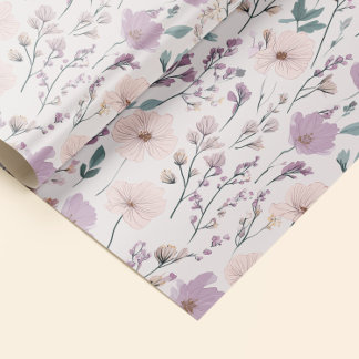 Papier Cadeau Prairie Lavande & Blush